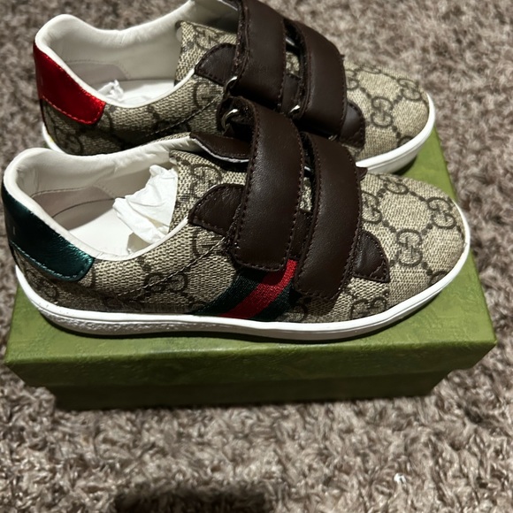 Gucci Other - Toddler Gucci sneakers. Only wear is on the bottom from walking in the ground.